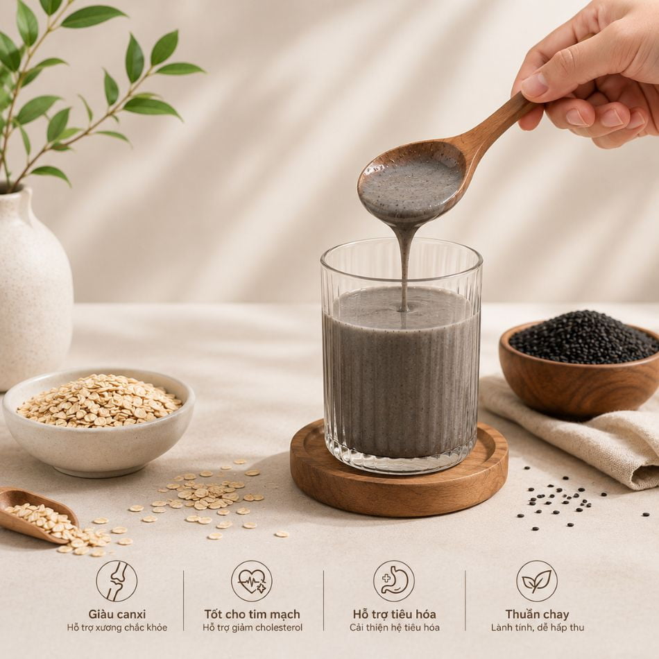 Cách pha ngũ cốc tan dễ, không bị vón cục