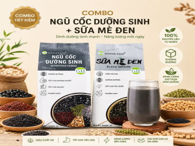 Combo Tiết Kiệm Ngũ Cốc Dưỡng Sinh + Sữa Mè Đen